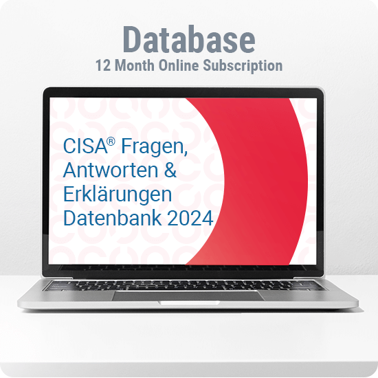 CISA Questions, Answers & Explanations Database 2024 | German