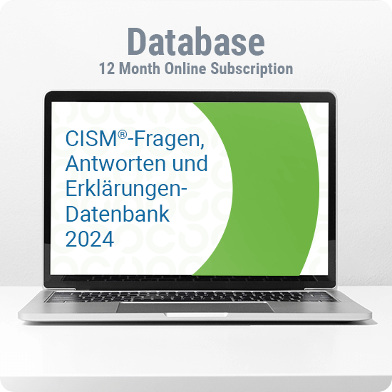 CISM Questions, Answers & Explanations Database German
