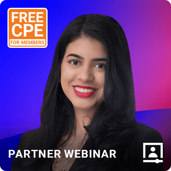 Free CPE Partner Webinar Safia Kazi