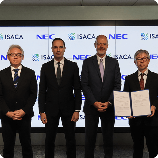 NEC Plans to Expand Holders of Internationally Recognized CISA and CISM Certifications Through Collaboration with ISACA