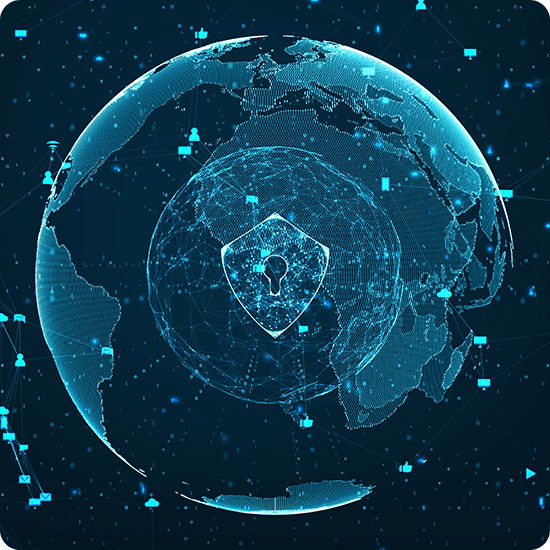Visual representation of a VPN app for Android, highlighting its APK file and key functionalities.