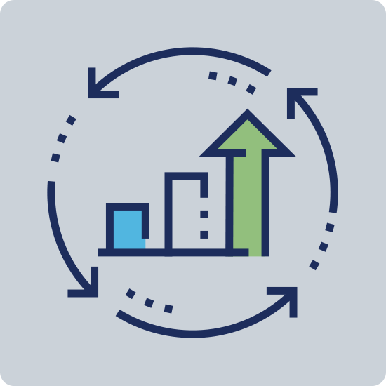 Two arrows forming a circle