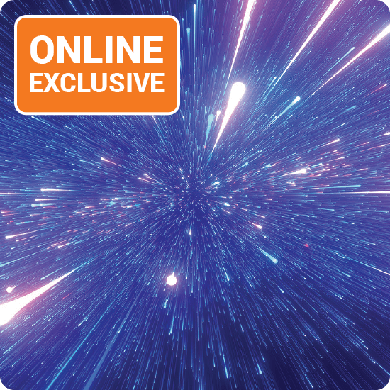 Purple background with starbursts